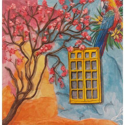 Painting fenêtre du paradis by Geiry | Painting Subject matter