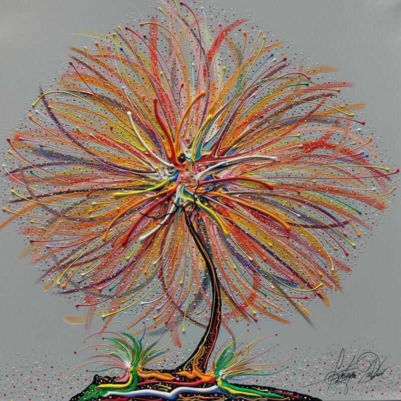 Peinture Saint Louis et un arbre par Fonteyne David | Tableau Figuratif Acrylique