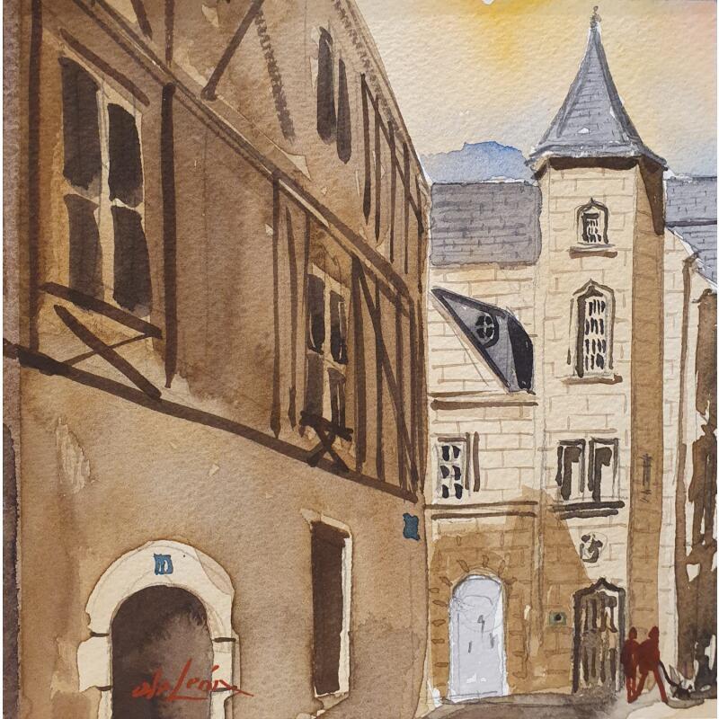 Pintura Balade dans la cité por De León Lévi Marcelo | Pintura