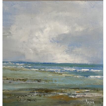 Peinture Marée haute par Dessein Pierre | Tableau Figuratif Huile Marine