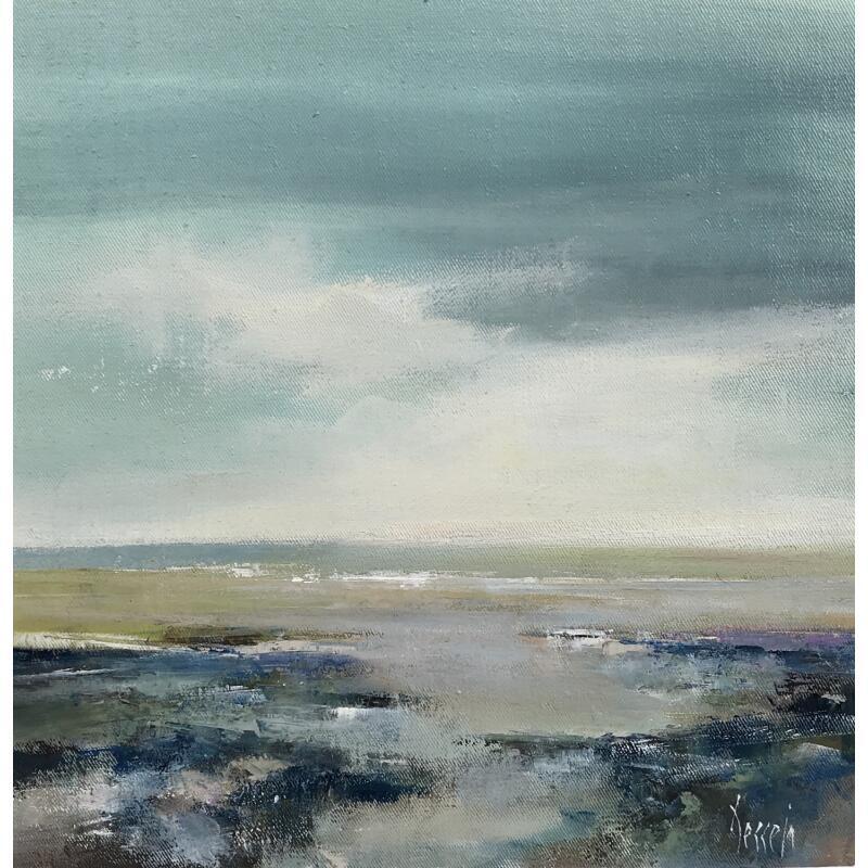 Painting Calme maritime by Dessein Pierre | Painting Figurative Marine Oil