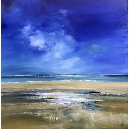 Peinture Crépuscule par Dessein Pierre | Tableau Figuratif Huile Marine