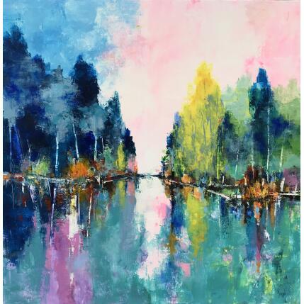 Peinture Printemps par Dessein Pierre | Tableau Figuratif Huile Nature