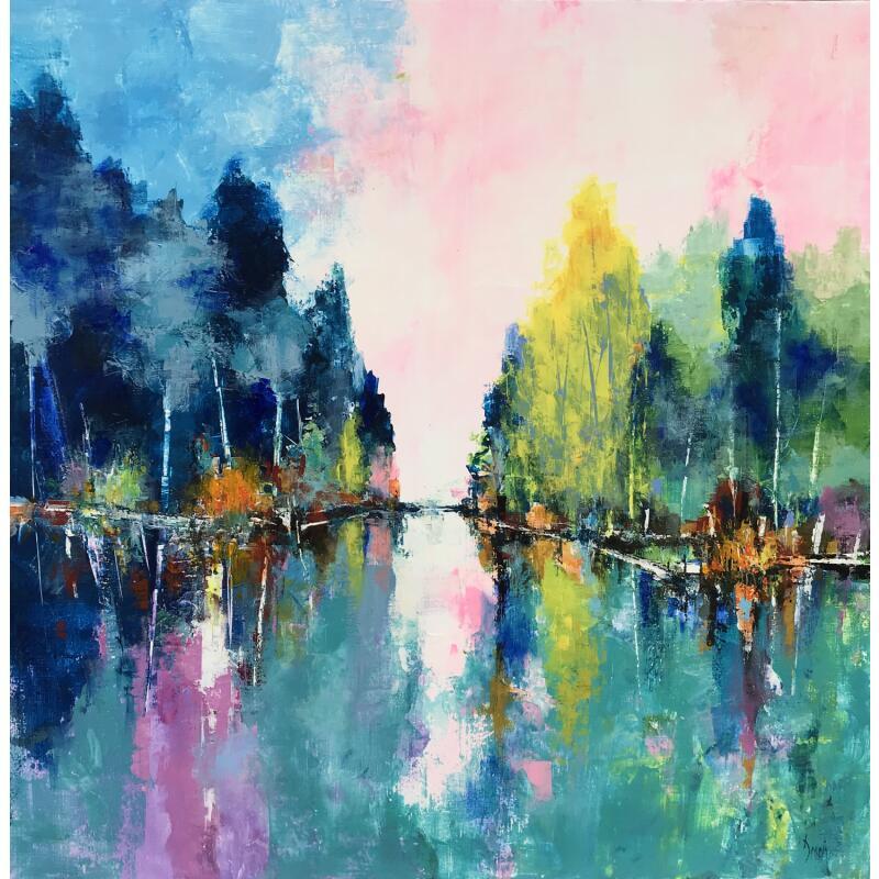 Gemälde Printemps von Dessein Pierre | Gemälde Figurativ Natur Öl