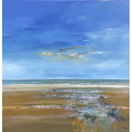 Peinture Sable et coquillage par Dessein Pierre | Tableau Figuratif Huile Marine