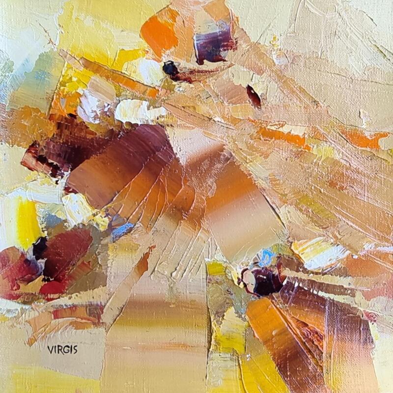 Painting Sunny space by Virgis | Painting Abstract Minimalist Oil