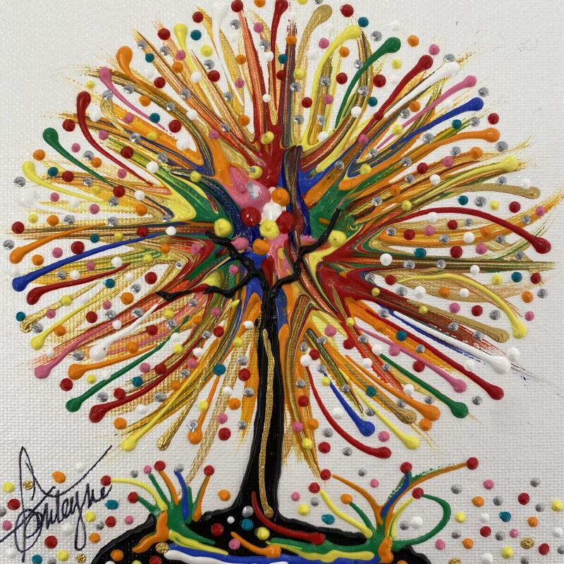 Peinture Souvenir fleuri par Fonteyne David | Tableau Figuratif Acrylique