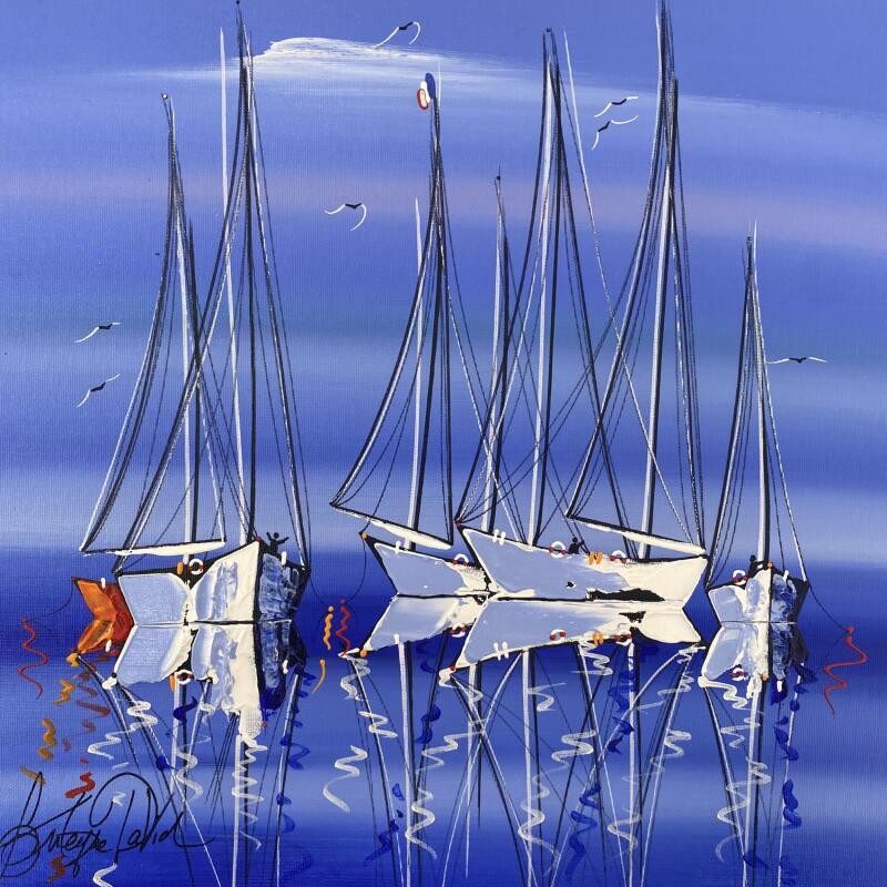 Painting Le bateau caché by Fonteyne David | Painting Figurative Acrylic