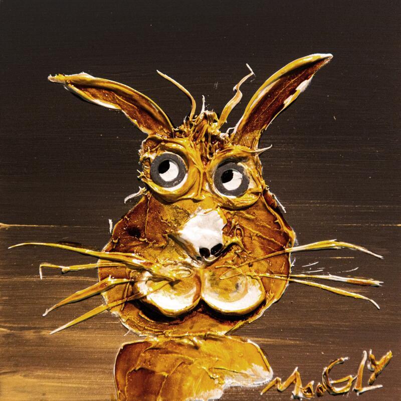 Painting Anticipus by Moogly | Painting Raw art Animals Acrylic Resin