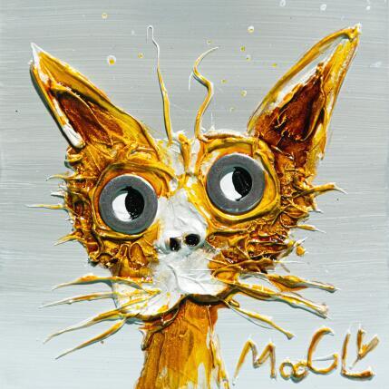 Painting Intrigus by Moogly | Painting Raw art Acrylic, Pigments, Resin Animals