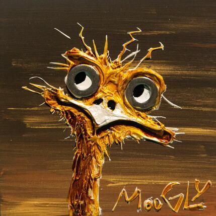 Painting Reconnectus by Moogly | Painting Raw art Acrylic, Pigments, Resin Animals