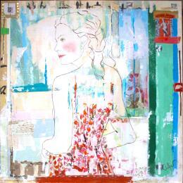 Painting Jeu de socièté by Sablyne | Painting