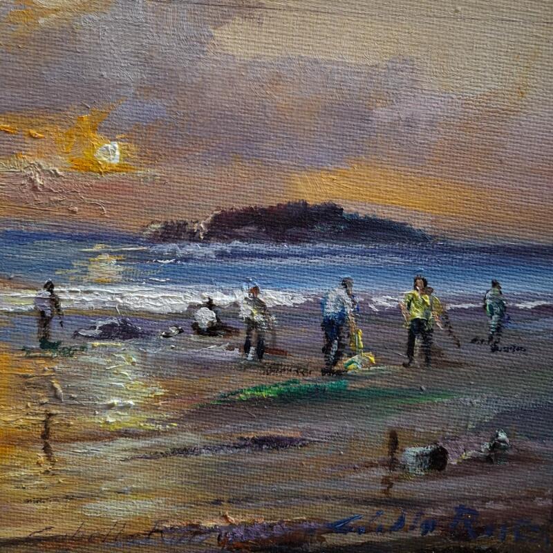 Pintura Atardecer por Cabello Ruiz Jose | Pintura Figurativo Aceite