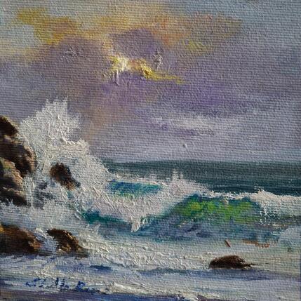 Peinture Contraste marino par Cabello Ruiz Jose | Tableau Figuratif Huile