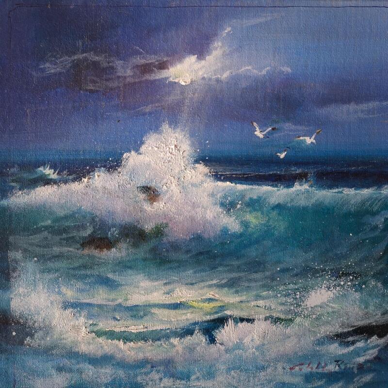 Pintura Oleaje por Cabello Ruiz Jose | Pintura Figurativo Aceite