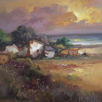 Pintura Cerca del mar por Cabello Ruiz Jose | Pintura Figurativo Aceite