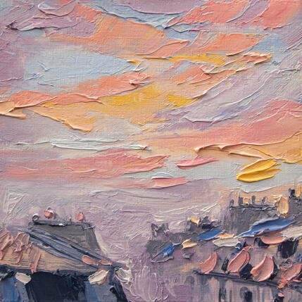 Painting Variaciones del cielo 3-8 by Fran Sosa | Painting