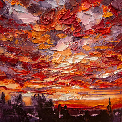 Painting Variaciones del cielo 7-8 by Fran Sosa | Painting