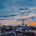 Peinture Variaciones del cielo 8-8 par Fran Sosa | Tableau Figuratif Paysages Huile