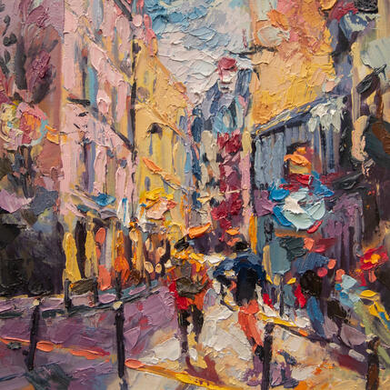 Gemälde Esquina del barrio latino von Fran Sosa | Gemälde