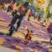 Painting Paseo de otoño by Fran Sosa | Painting Figurative Life style Oil