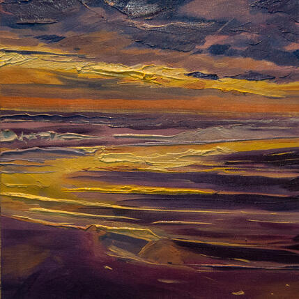 Painting Tormenta sobre el mar by Fran Sosa | Painting