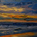 Painting Otra vez el mar by Fran Sosa | Painting Figurative Landscapes Oil
