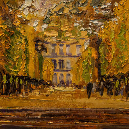 Painting Otoño en el parque by Fran Sosa | Painting