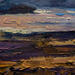 Painting Atardecer sobre el lago by Fran Sosa | Painting Figurative Landscapes Oil