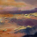 Painting Atardecer sobre el lago by Fran Sosa | Painting Figurative Landscapes Oil