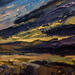 Painting Atardecer sobre el lago by Fran Sosa | Painting Figurative Landscapes Oil