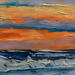 Painting Atardecer de Marisol 2 by Fran Sosa | Painting Figurative Landscapes Oil