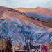Painting Por esos cerros salgo a buscar by Fran Sosa | Painting Figurative Landscapes Oil