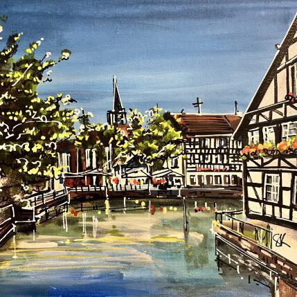 Pintura Été sur la petite France Strasbourg por Touras Sophie-Kim  | Pintura Realismo Aceite Iconos pop, Naturalezas muertas