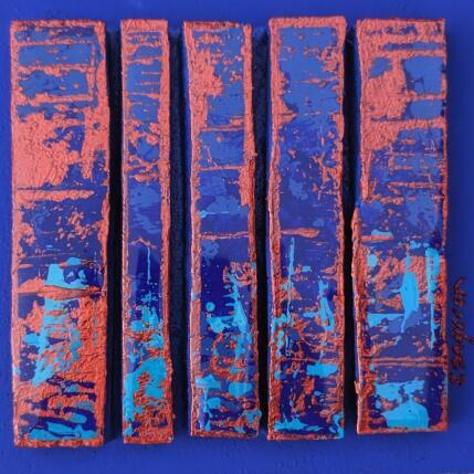 Peinture Bc5 street bleu cuivre par Langeron Luc | Tableau