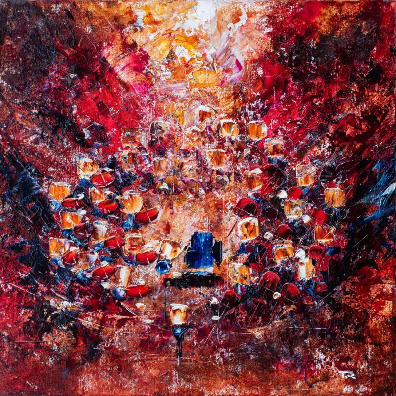 Painting Concert flamboyant by Reymond Pierre | Painting Figurative Music Oil