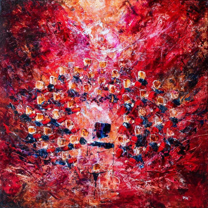 Painting Concert flamboyant by Reymond Pierre | Painting Figurative Music Oil