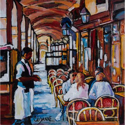 Pintura Déjeuner place des Vosges por Cédanne | Pintura