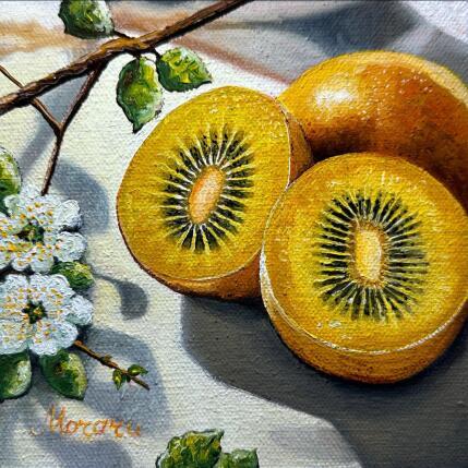 Painting Fleur verte by Moraru Vadim | Painting