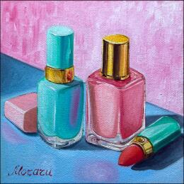 Painting Douce violence by Moraru Vadim  | Painting Realism Oil Life style, Mode, Nude