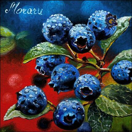 Painting Lèvres bleues by Moraru Vadim  | Painting Realism Oil Landscapes, Nature