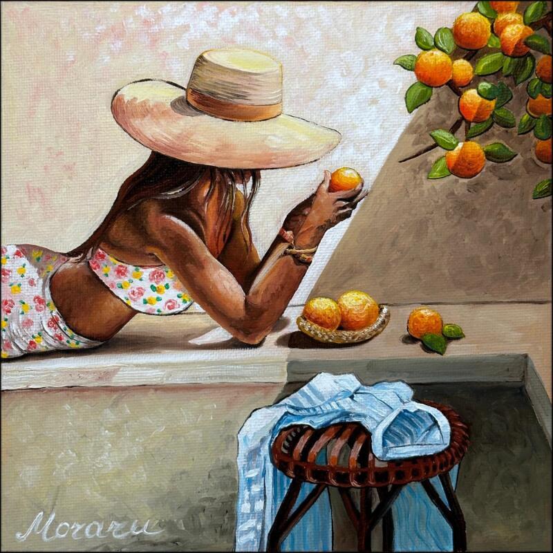 Painting À l’ombre by Moraru Vadim | Painting Realism Nature Life style Oil