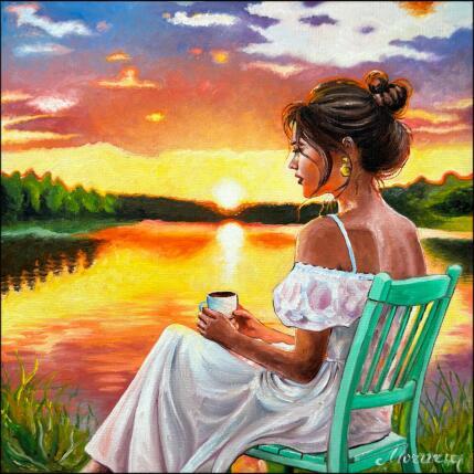 Peinture Soleil dans la tasse par Moraru Vadim  | Tableau