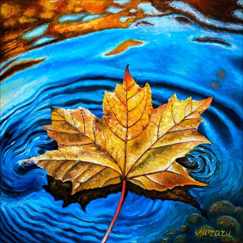 Painting Vague by Moraru Vadim | Painting Realism Nature Oil