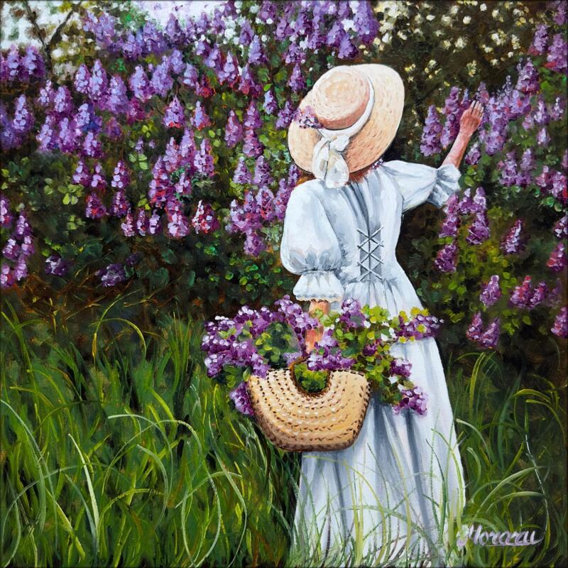 Painting Panier de printemps by Moraru Vadim | Painting Realism Nature Oil