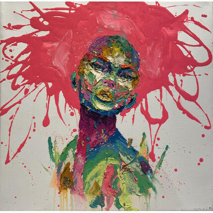 Peinture Electric love par Agusil | Tableau