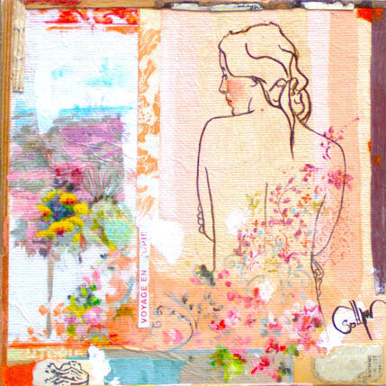 Painting UTOPIE by Sablyne | Painting Raw art Acrylic, Ink Pop icons