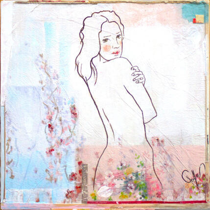 Painting INEFFABLE by Sablyne | Painting Raw art Acrylic, Ink