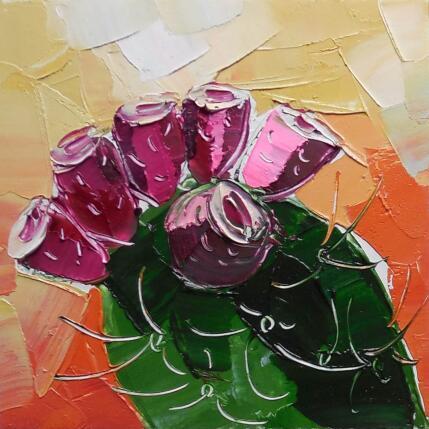 Peinture Desert fruits par Lunetskaya Elena | Tableau Figuratif Huile Minimaliste, Nature, Paysages