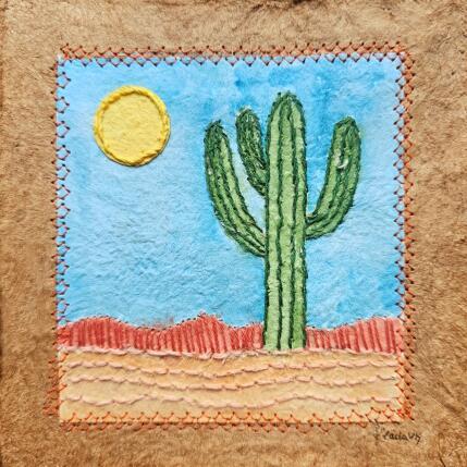 Painting When the desert glows by Vazquez Laila | Painting